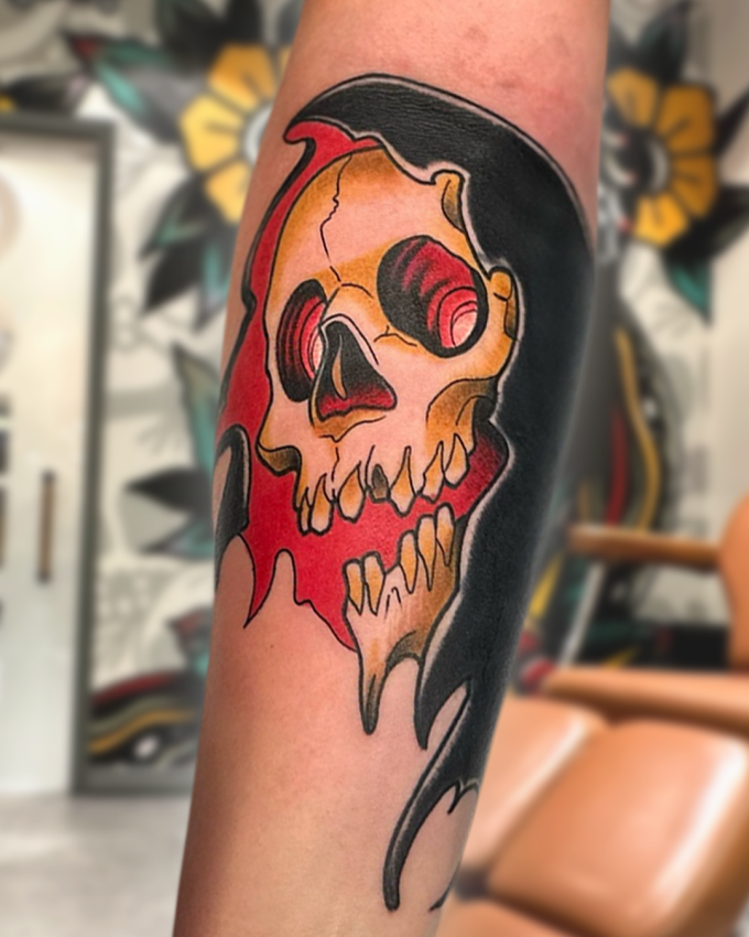 Toby James Neotraditional tattoo