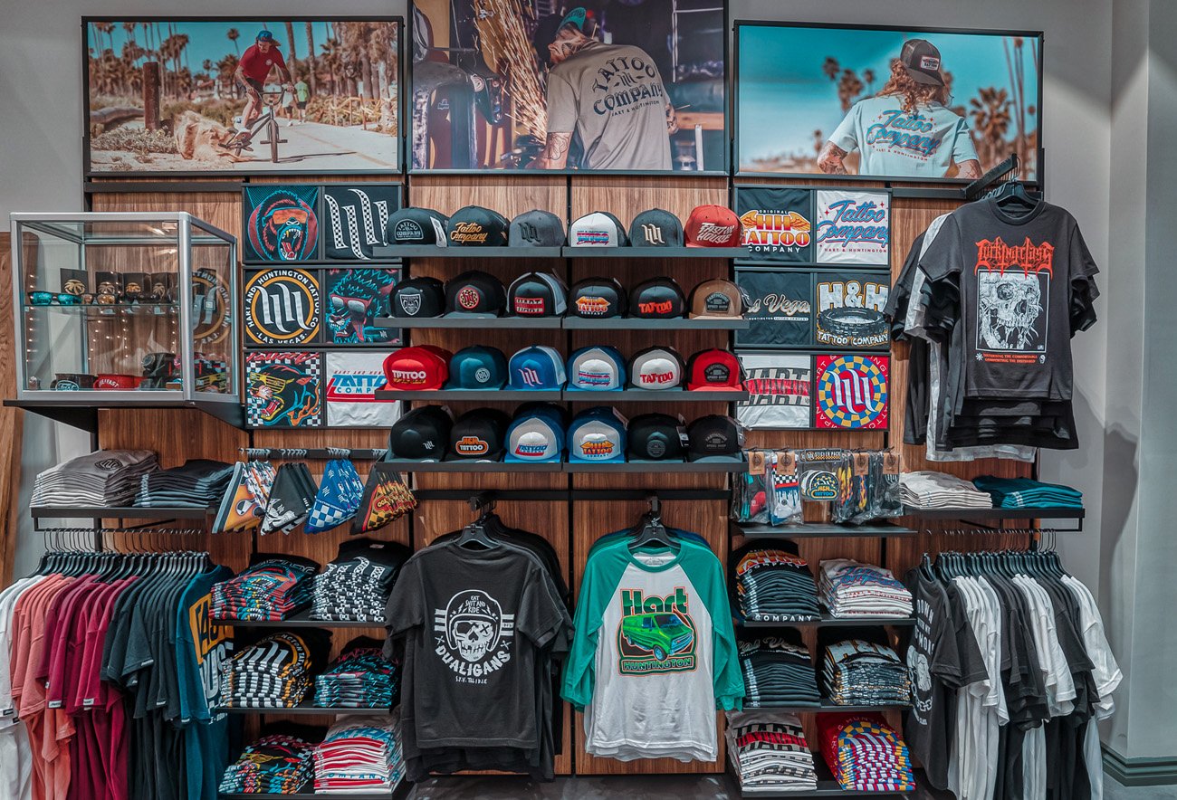We stock H&amp;H branded merch and more at H&amp;H Las Vegas