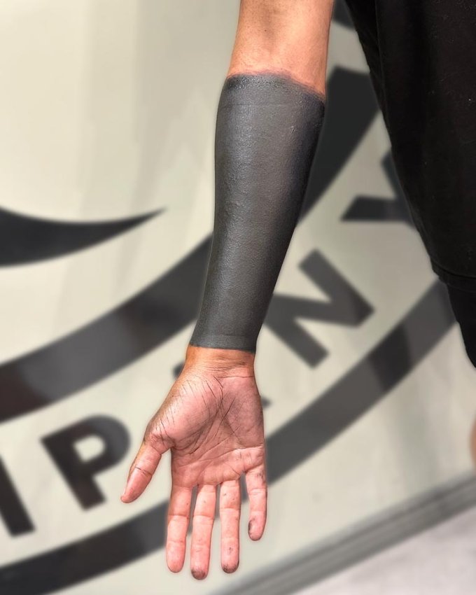 Toby James Blackout Tattoo